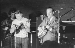 Ear Scruggs and Vasser Clements at UWM in 1972.