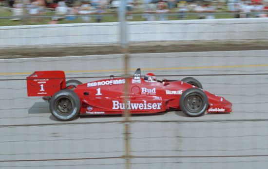 Bobby Rahal, at the Milwaukee Mile in 1987.